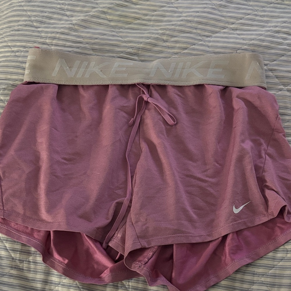 Nike Women's Mauve Athletic Shorts